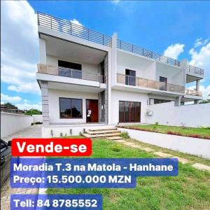 Vende-se Moradia Tipo 3 na Matola Hanhane- Maputo